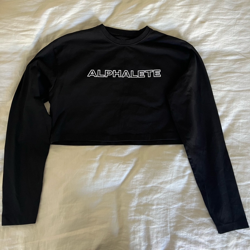 Alphalete Black Lifestyle Fit Tee
